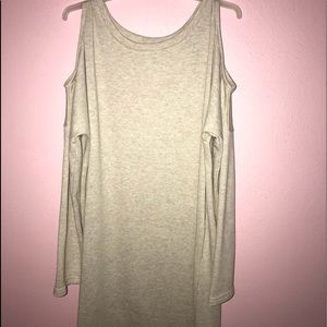 Amazing Lace Cold Shoulder Sweater Dress